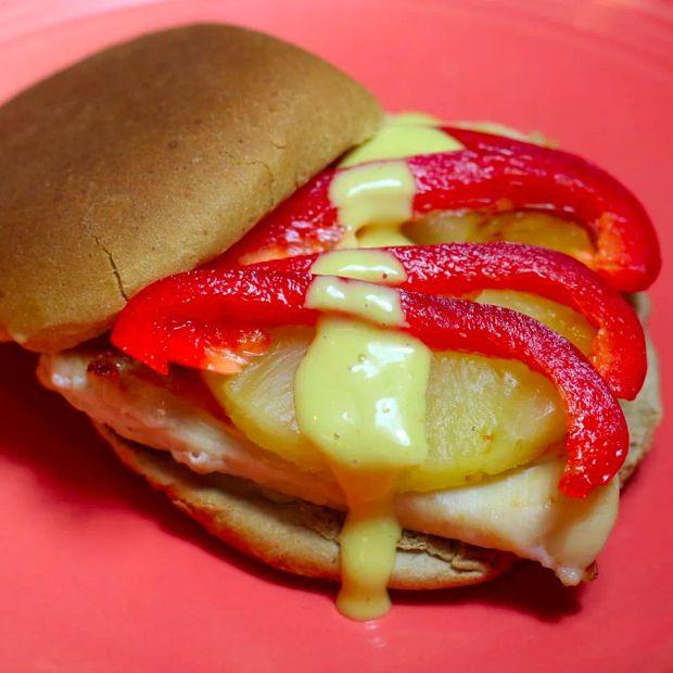 Cover Image for Grilled Chicken & Pineapple Sandwiches