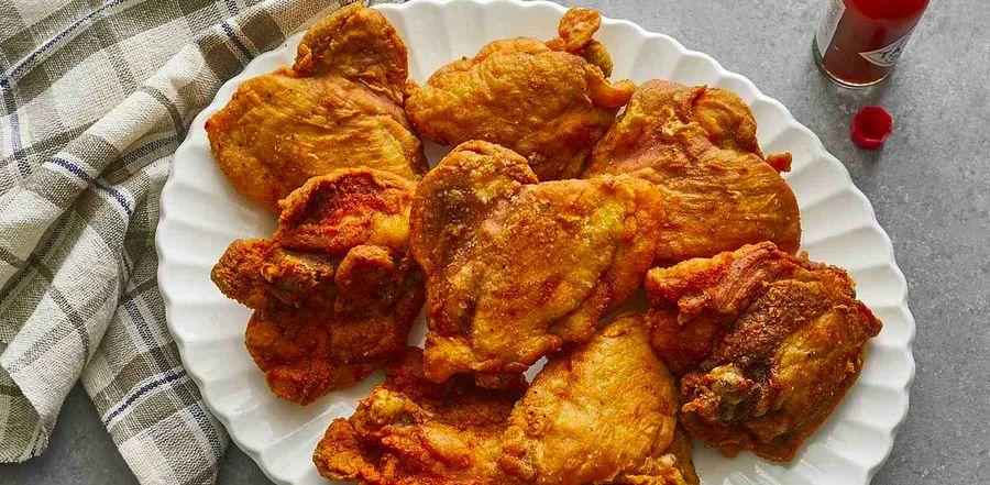 Cover Image for Simple Skinless Fried Chicken Thighs