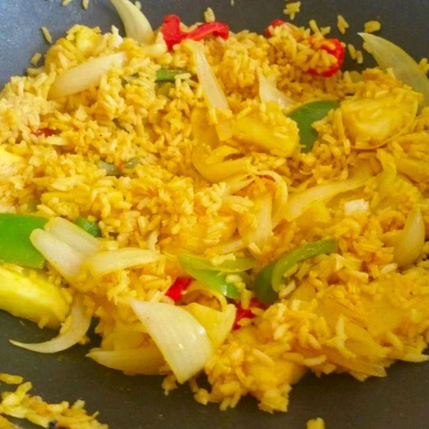 Cover Image for Pineapple Curry Fried Rice