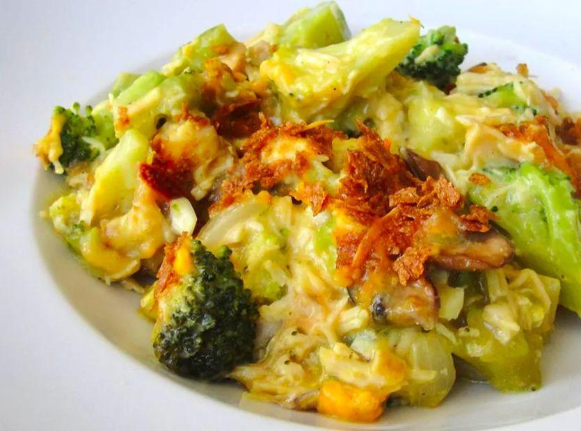 Cover Image for Curried Chicken & Broccoli Casserole