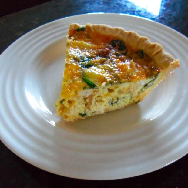 Cover Image for Chicken and Spinach Quiche