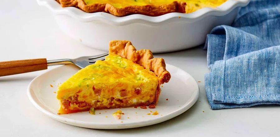 Cover Image for Rich Ham and Cheese Quiche