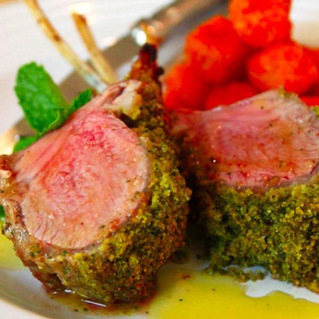 Cover Image for Herb-Crusted Rack of Lamb