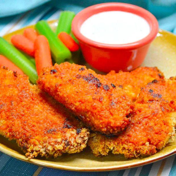 Cover Image for Crispy Buffalo Chicken Strips