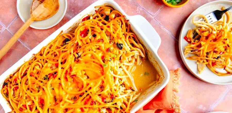 Cover Image for Ree Drummond’s Chicken Spaghetti is the ultimate comfort food, bringing together all the right flavors in one hearty dish.