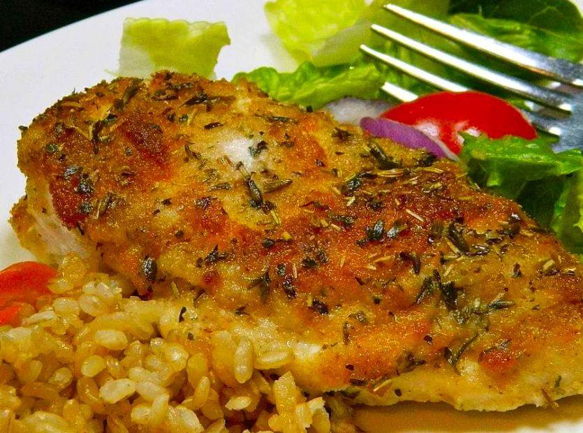 Cover Image for Delicious Chicken Mayo with Parmesan and Crunchy Bread Crumbs