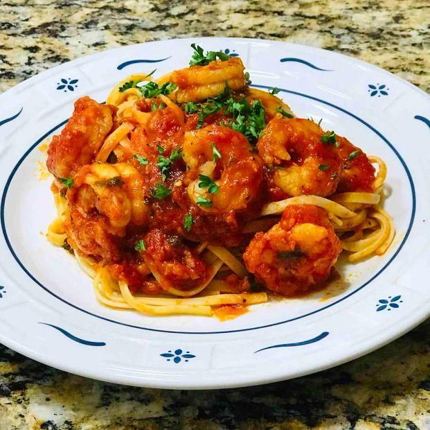 Cover Image for Spicy Fra Diavolo Pasta Dish