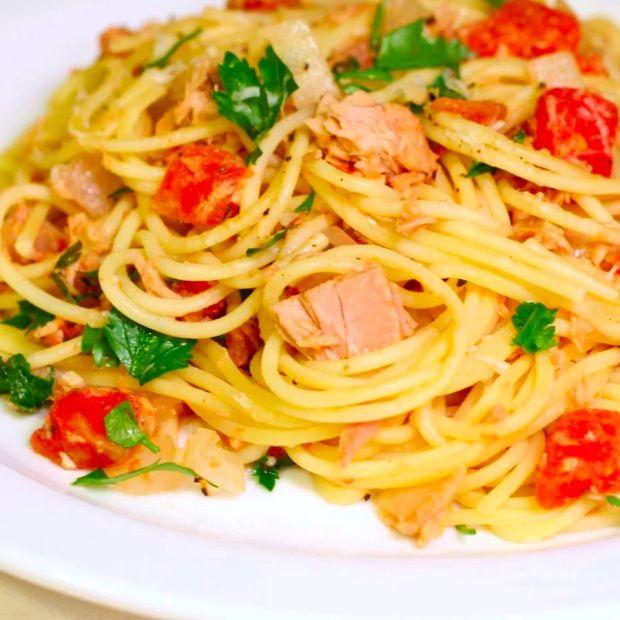 Cover Image for Tuna Pasta with Savory Sauce
