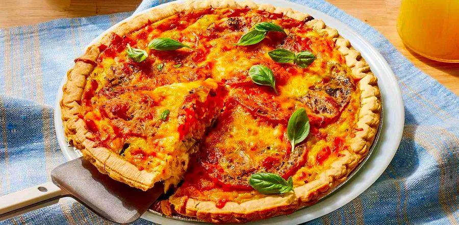 Cover Image for Savory Veggie-Packed Quiche