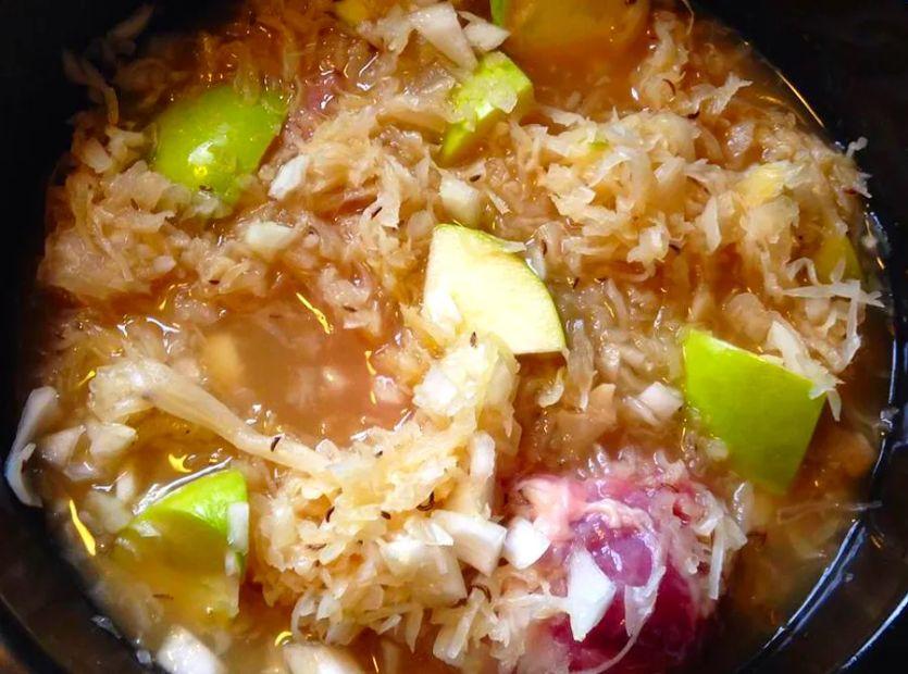 Cover Image for German-Style Pork Chops with Sauerkraut