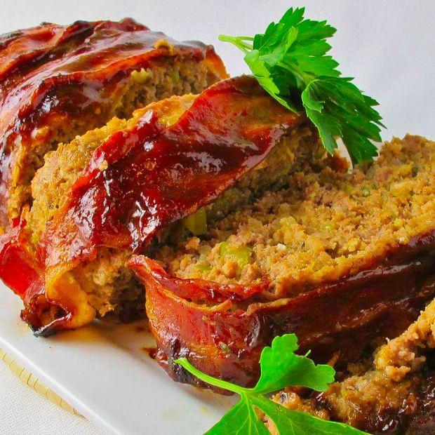 Cover Image for BBQ Bacon-Wrapped Meatloaf Delight