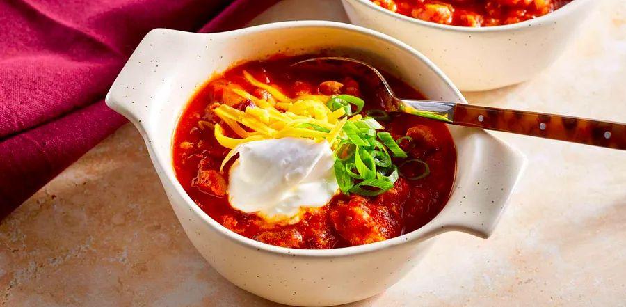 Cover Image for Hearty Turkey Chili