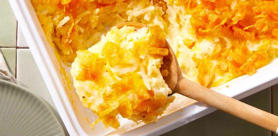 Cover Image for My grandma grew up on an Idaho potato farm, and her iconic potato casserole has always been the epitome of comfort food.