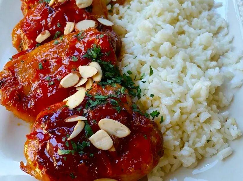 Cover Image for Sticky Apricot Glazed Chicken