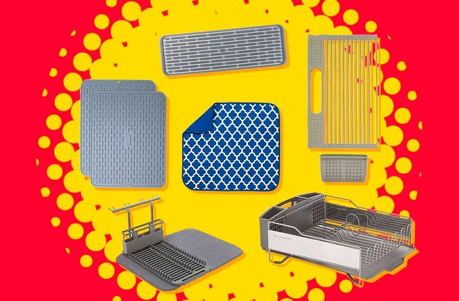Cover Image for Our Allstars No Longer Fear Post-Meal Cleanup Thanks to These Dish Drying Mats