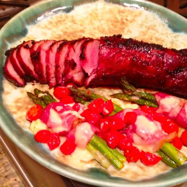 Cover Image for Grilled Pork Tenderloin with a Fruity Glaze