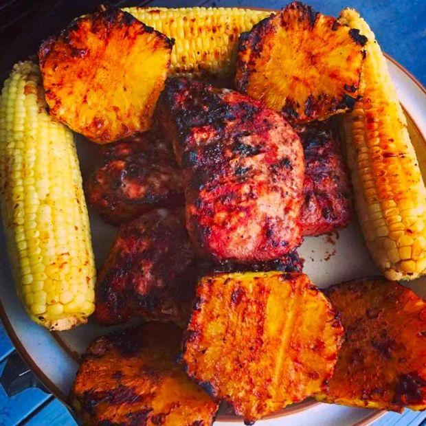 Cover Image for Mongolian-Style Grilled Pork Chops