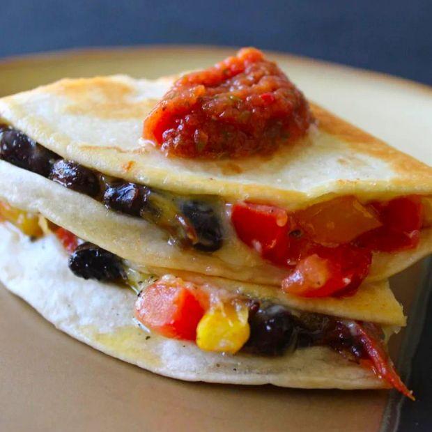 Cover Image for Cheesy Bean Quesadillas