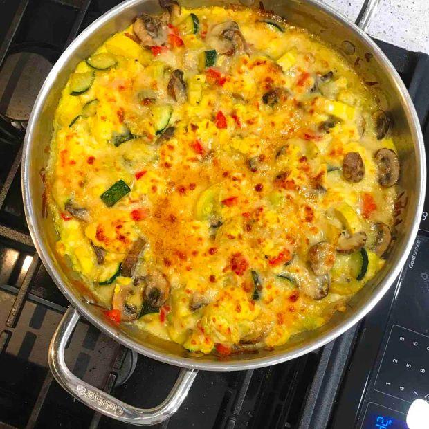 Cover Image for Zucchini and Vegetable Frittata