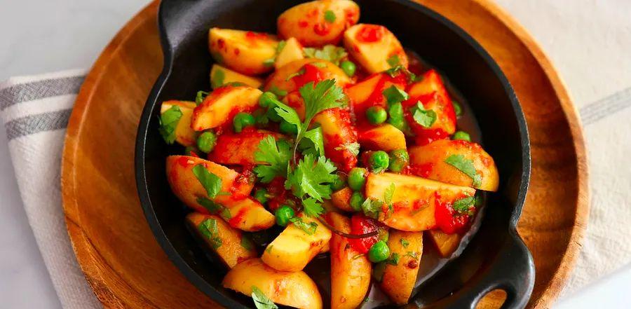 Cover Image for Potato and Pea Curry