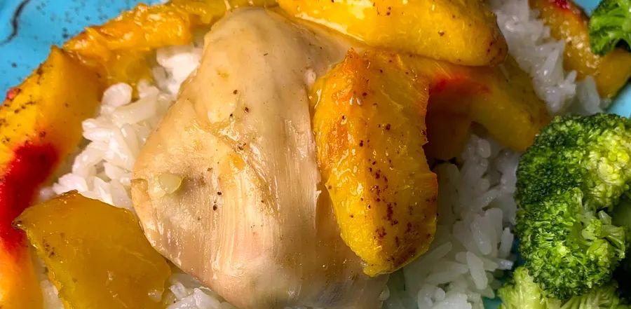 Cover Image for Peach-Glazed Baked Chicken