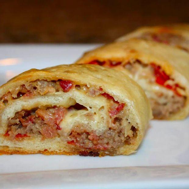 Cover Image for Ham & Cheese Stromboli
