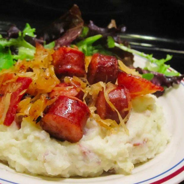 Cover Image for Sausage with Sauerkraut