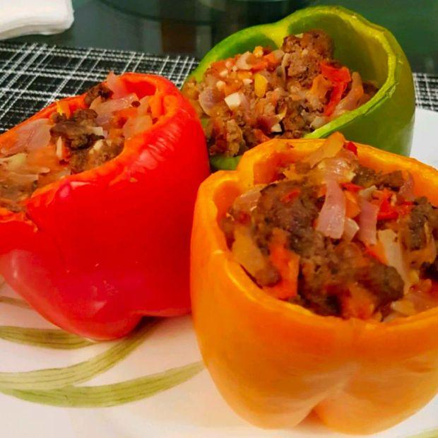 Cover Image for Quick and Simple Stuffed Peppers