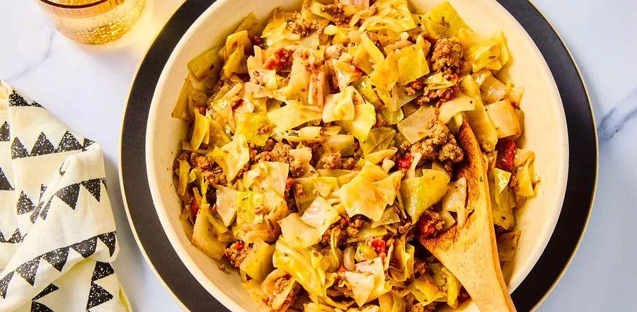Cover Image for Beef and Cabbage Skillet