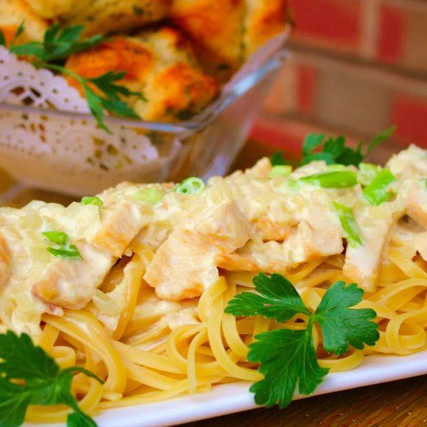 Cover Image for Creamy Chicken Linguine