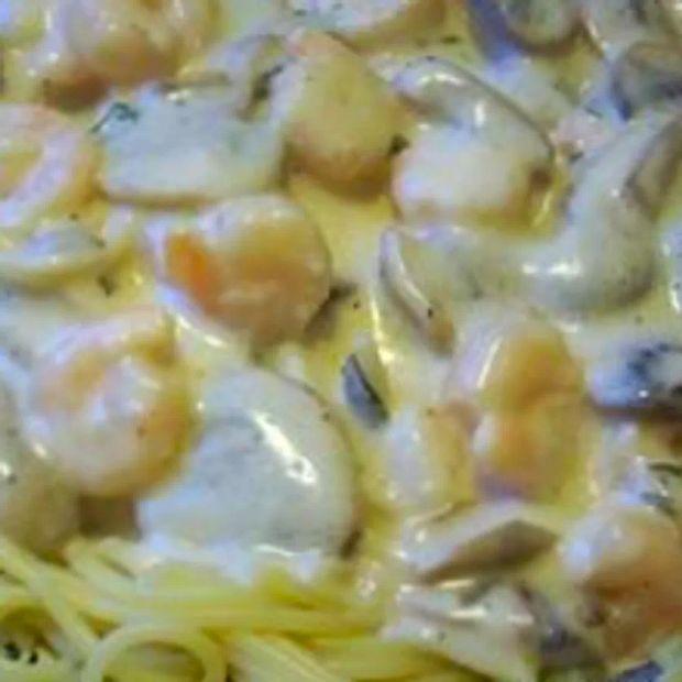 Cover Image for Creamy Shrimp Alfredo Pasta