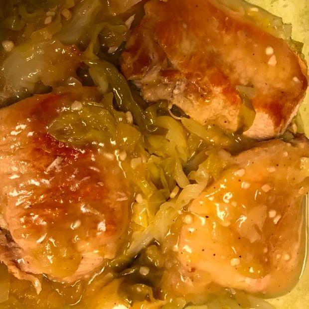 Cover Image for Easy Pork and Cabbage Skillet Meal