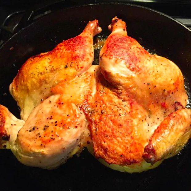 Cover Image for Chef John's Brick-Pressed Chicken