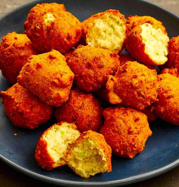 Cover Image for Golden Crispy Hush Puppies