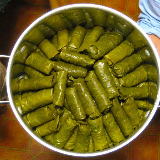 Cover Image for Stuffed Grape Leaves (Dolmas)