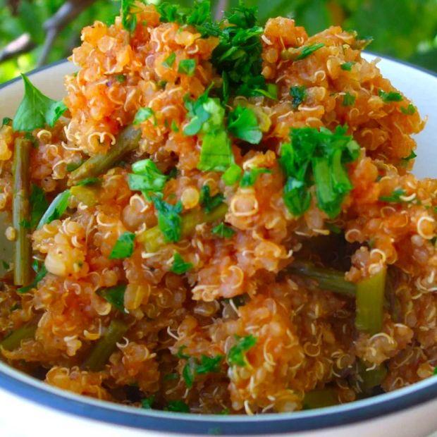 Cover Image for Spanish-Style Quinoa Dish