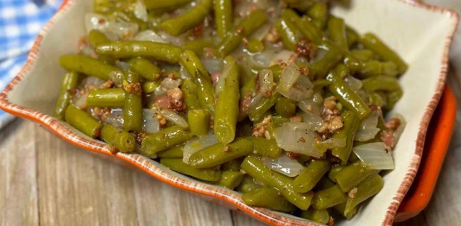 Cover Image for Tangy Sweet and Sour Green Beans