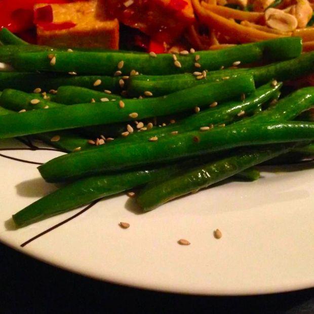 Cover Image for Sesame-Glazed Japanese Green Beans