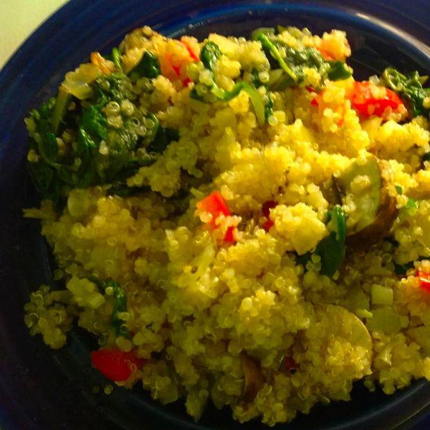 Cover Image for Vegetarian Quinoa Veggie Stir-Fry
