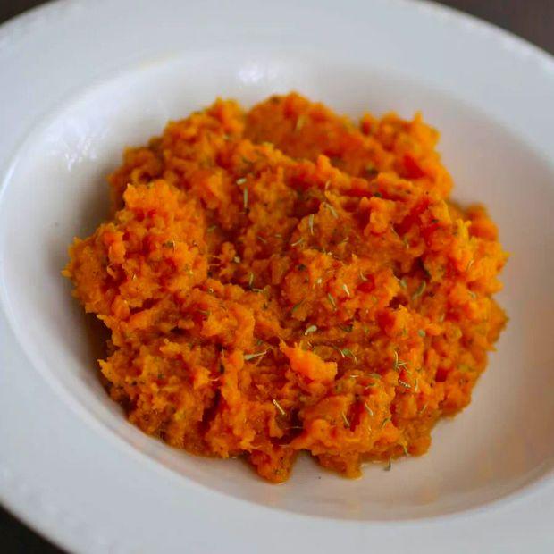 Cover Image for Simple and Savory Mashed Sweet Potatoes
