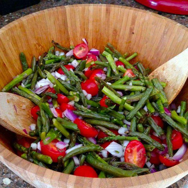 Cover Image for Asparagus and Green Bean Salad