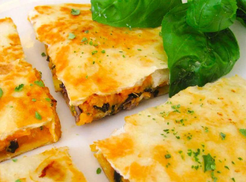 Cover Image for Sweet Potato & Black Bean Quesadillas