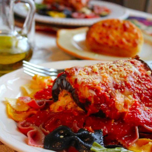 Cover Image for Baked Eggplant Rollatini