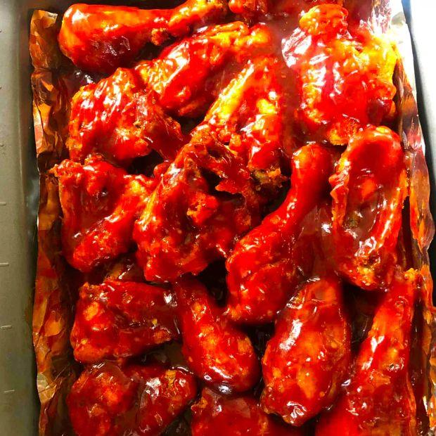 Cover Image for Crispy Baked BBQ Fried Chicken
