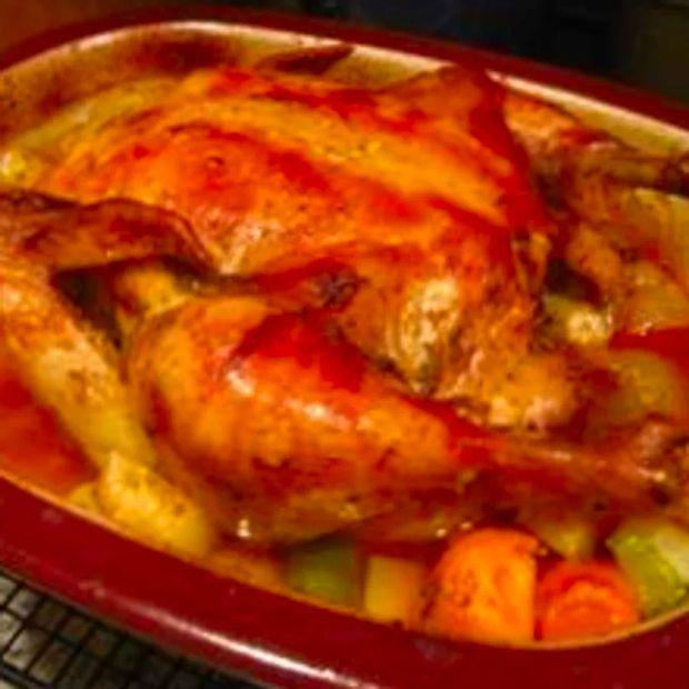 Cover Image for Herb-Roasted Chicken with Vegetables