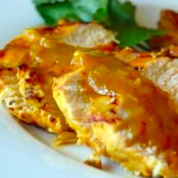 Cover Image for Honey Curry Roasted Chicken with Vegetables
