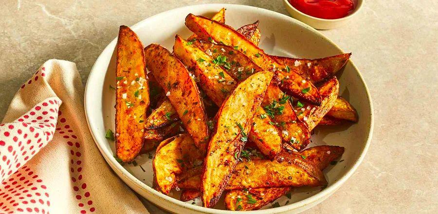 Cover Image for Crispy Air Fried Potato Wedges