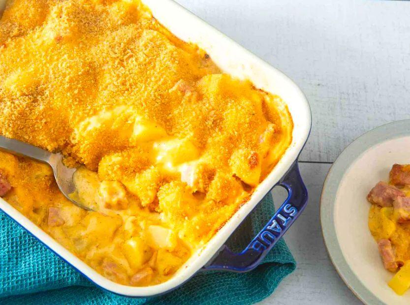 Cover Image for Ham and Potato Casserole Made with Leftovers