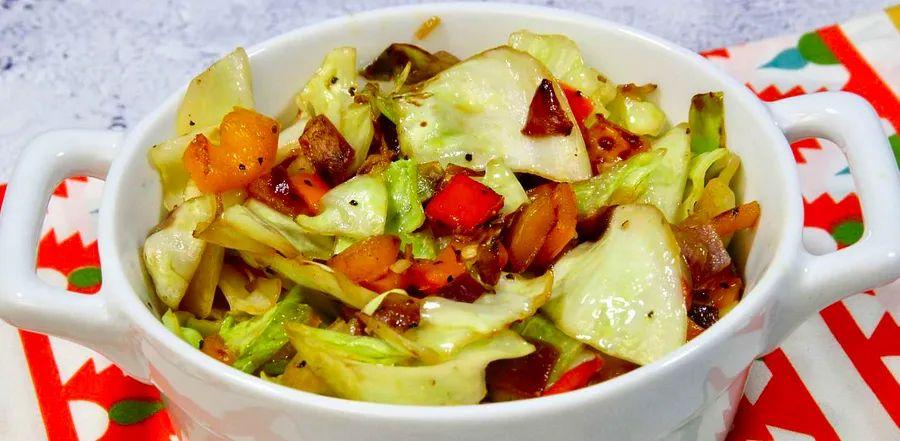 Cover Image for Sautéed Cabbage and Peppers