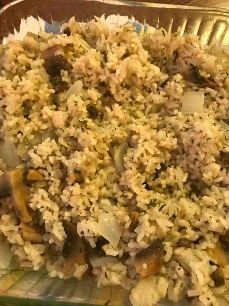 Cover Image for Baked Rice with Mushrooms